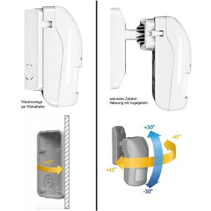 Satel BRACKET C Montagehalter für OPAL, weiss