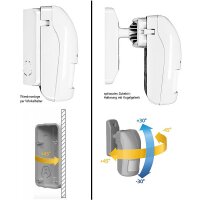 Satel BRACKET C Montagehalter für OPAL, weiss