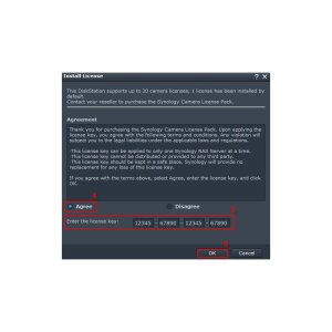 Synology Kamera Lizenz - 5x Device License