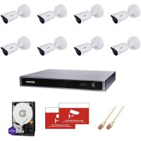Profi Kamerasystem 8x Bullet 4K Vario + 16-CH NVR