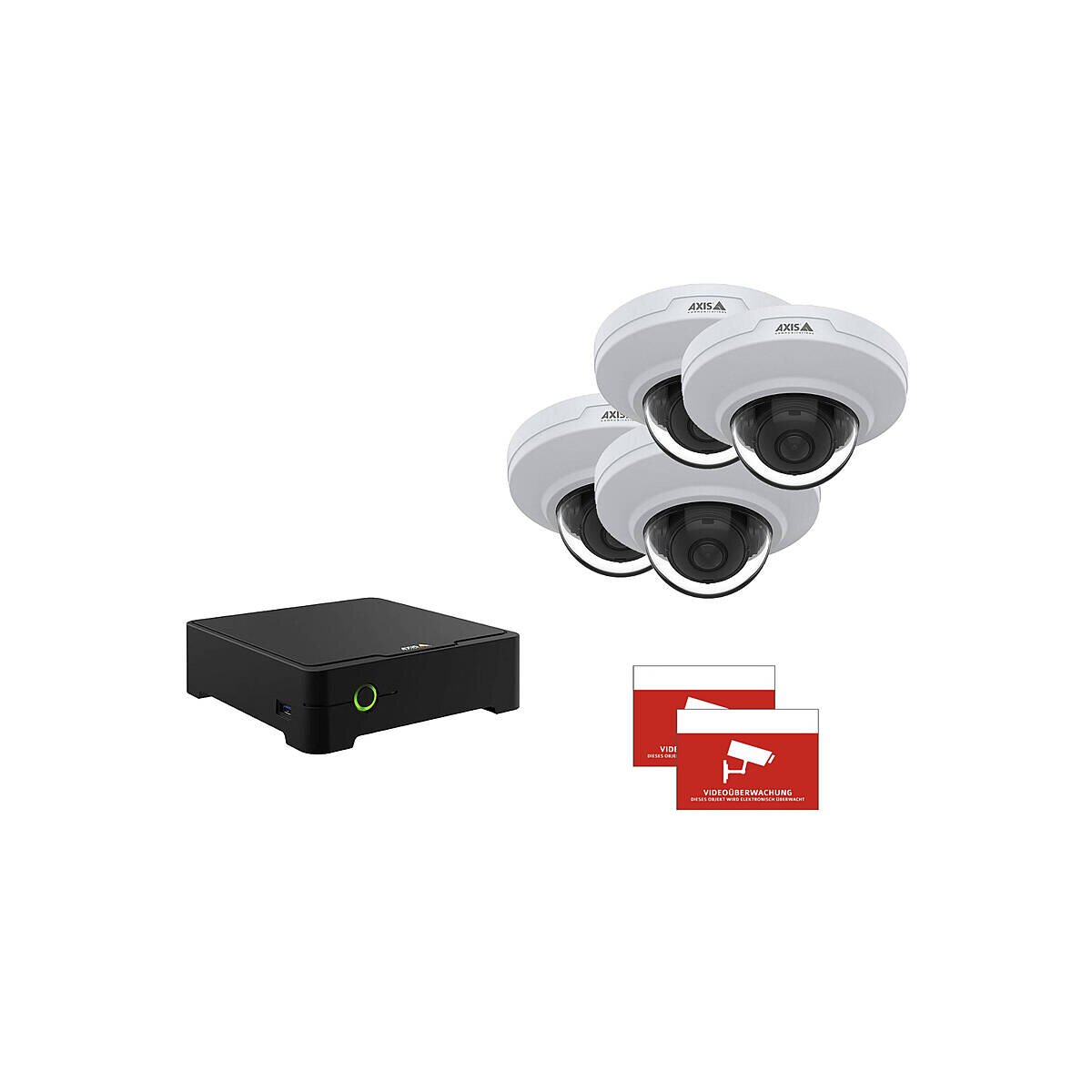 AXIS Set 4x M3085-V + Rekorder 4TB