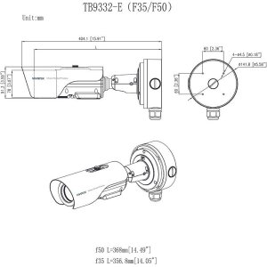VIVOTEK TB9332-E(35MM) IP-Thermal Kamera