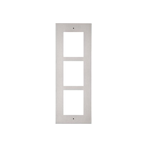 2N IP Verso Frontblende für UP, 3 Module, silber