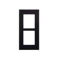 2N IP Verso Frontblende für UP, 2 Module, schwarz
