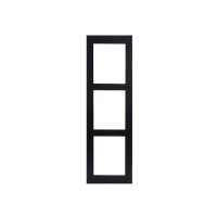 2N IP Verso Frontblende für AP, 3 Module, schwarz