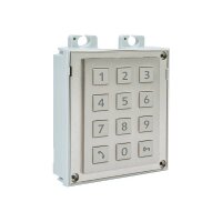 2N IP Verso Numerisches Tasten Modul, silber