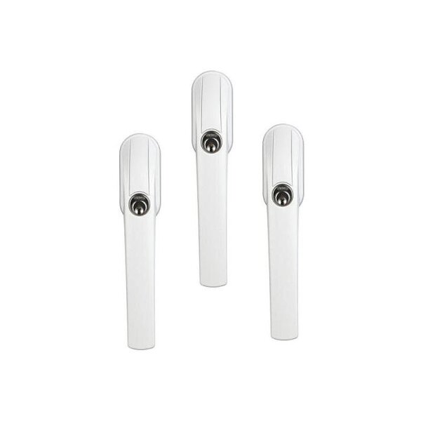 3er Set Abus FG300 W abschließbarer Fenstergriff