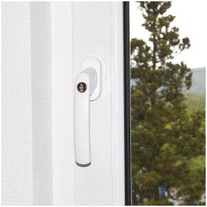 ABUS FG200 W AB208 Fenstergriff stabil, abschließb