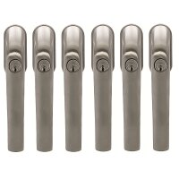 6er Set Abus FG300 ER abschließbarer Fenstergriff