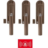 3er Set Abus FG300A B Alarm-Fenstergriff AL0125