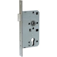 Abus ES PZ2 L S 55 72 24 Einsteckschloss, silber