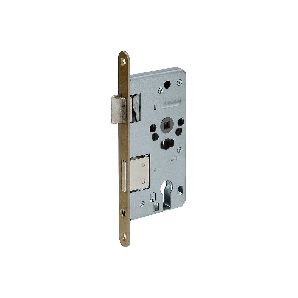Abus ES TGL PZ L G 55 72 EK Einsteckschloss, gold