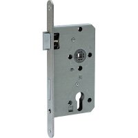 Abus ES PZ2 L S 55 72 20 Einsteckschloss, silber