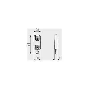 ABUS HomeTec Pro CFF3100 Bluetooth-Fernbedienung