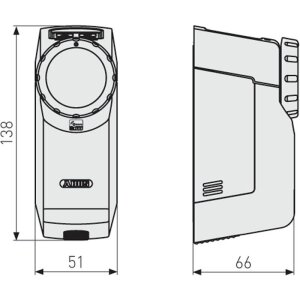 ABUS SHHT10000S Z-Wave HomeTec Pro Türschlossan.