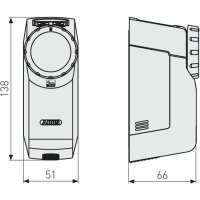 ABUS SHHT10000S Z-Wave HomeTec Pro Türschlossan.