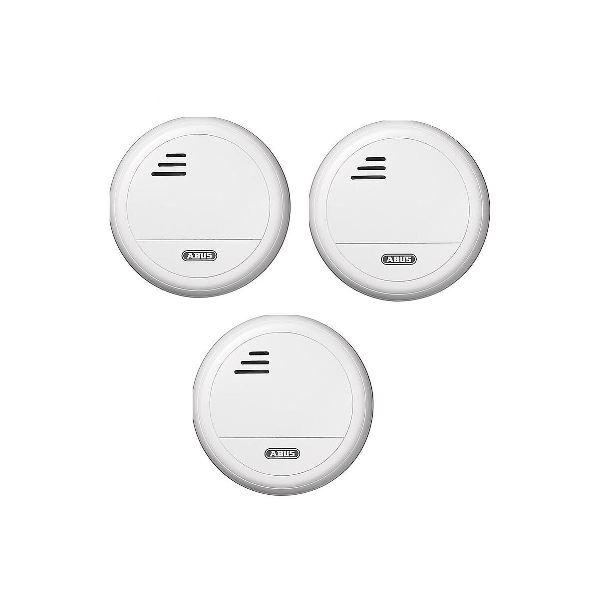 3er Set Abus Funk-Rauchmelder RM40 Lithium