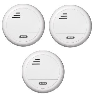 3er Set Abus Funk-Rauchmelder RM40 Lithium