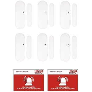 6er Set ABUS Smartvest Pro Funk-Öffnungsmelder