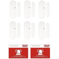 6er Set ABUS Smartvest Pro Funk-Öffnungsmelder