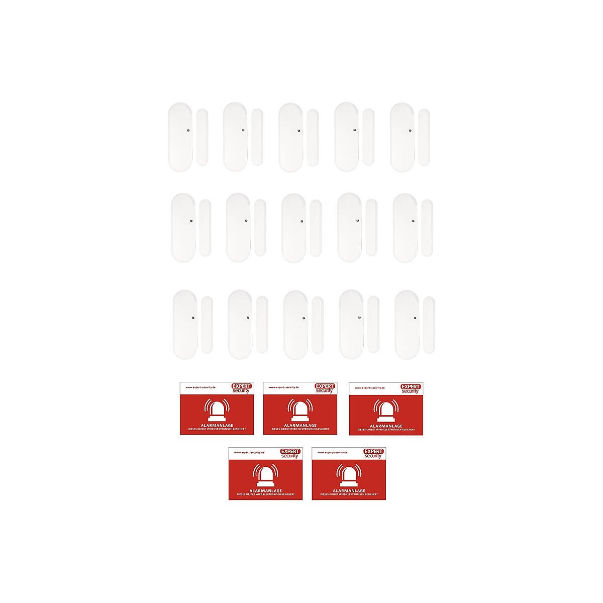 15er Set ABUS Smartvest Pro Funk-Öffnungsmelder