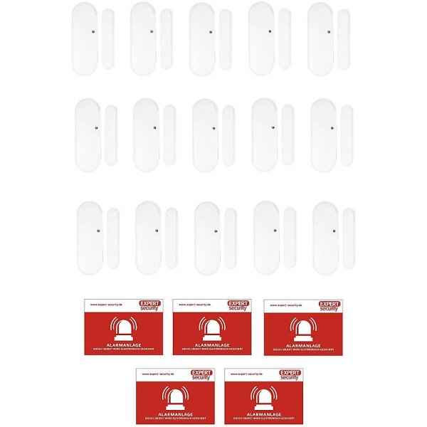 15er Set ABUS Smartvest Pro Funk-Öffnungsmelder