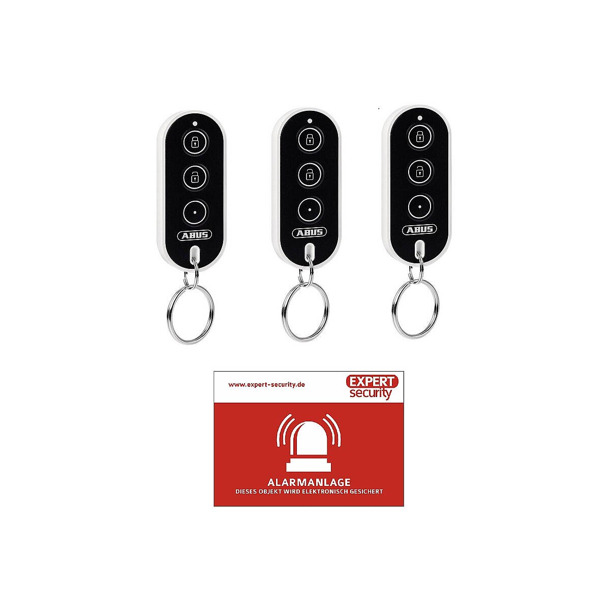 3er Set ABUS Smartvest Pro Funk-Fernbedienung