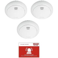 3er Set ABUS Smartvest Pro Funk Rauch-/Hitzemelder