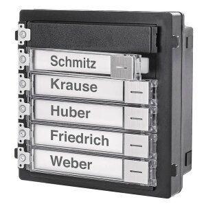 ABUS TVHS20020S Klingeltasten-Modul (6 Tasten)