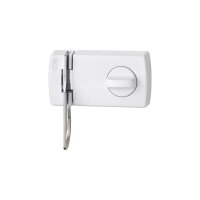 ABUS Türschloss 2130 mit Sperrbügel weiß