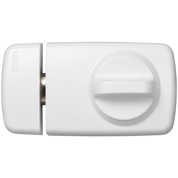 Abus 7010 W EK Türzusatzschloss m. Drehknauf, weiß