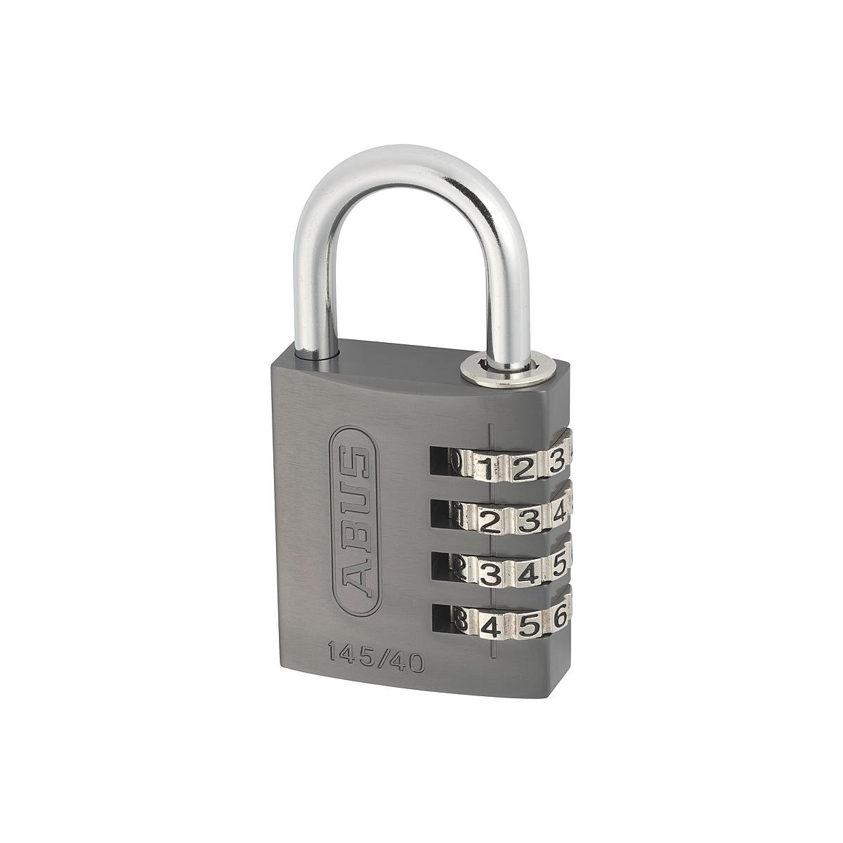 ABUS Aluminium Zahlenschloss 145/40 titanium