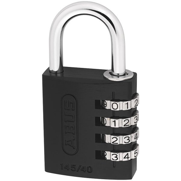 ABUS Aluminium Zahlenschloss 145/40 schwarz