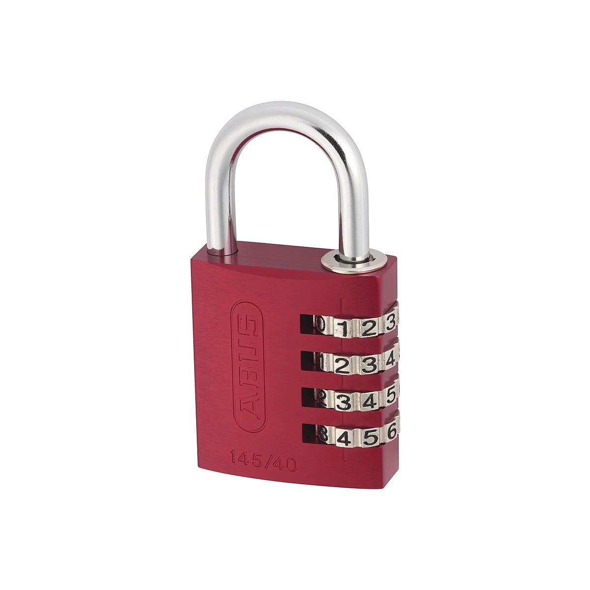ABUS Aluminium Zahlenschloss 145/40 rot