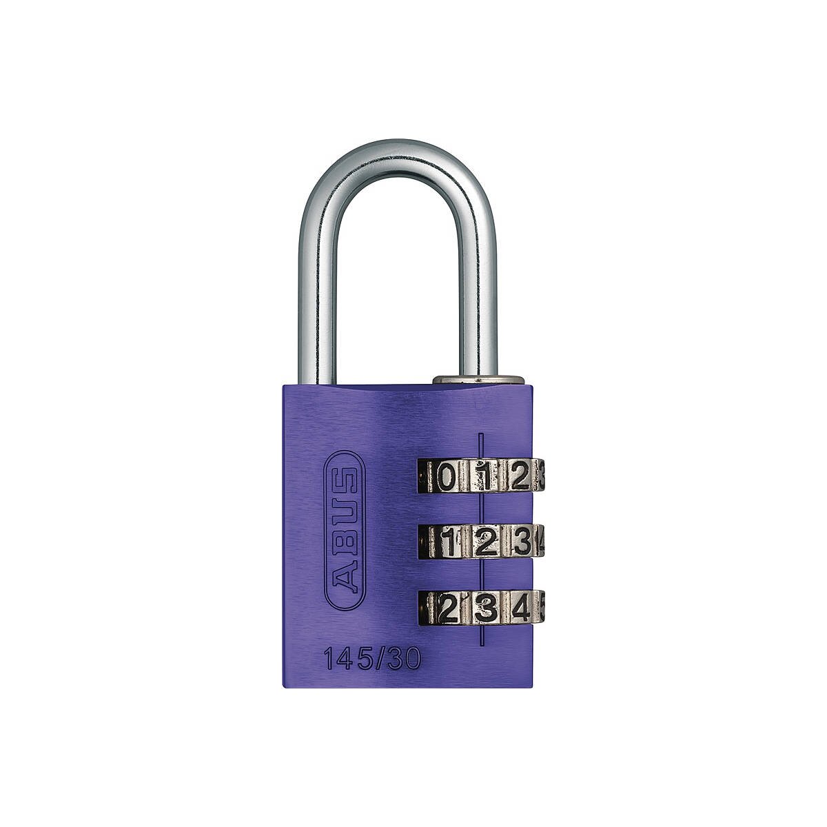 ABUS Aluminium Zahlenschloss 145/30 lila