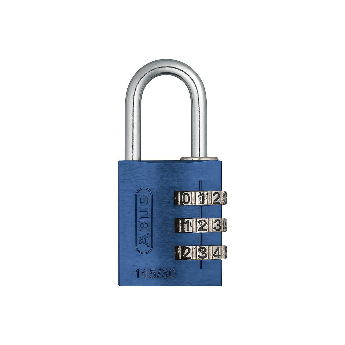 ABUS Aluminium Zahlenschloss 145/30 blau