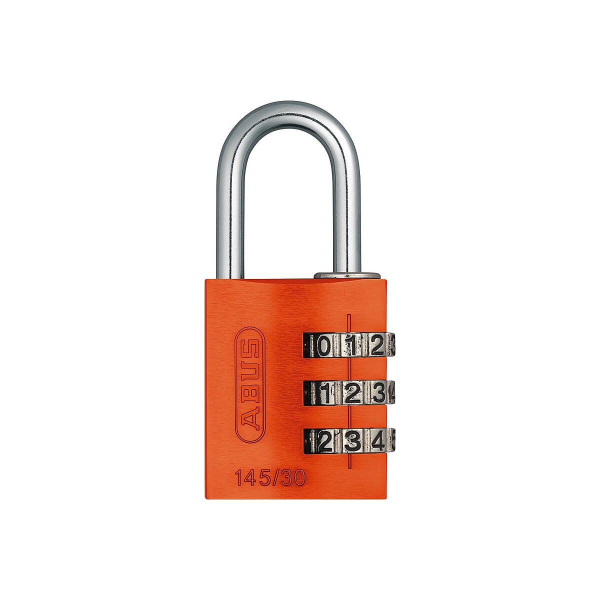 ABUS Aluminium Zahlenschloss 145/30 orange