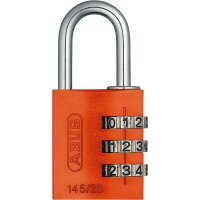 ABUS Aluminium Zahlenschloss 145/30 orange