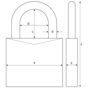 ABUS Aluminium Zahlenschloss 145/30 grün
