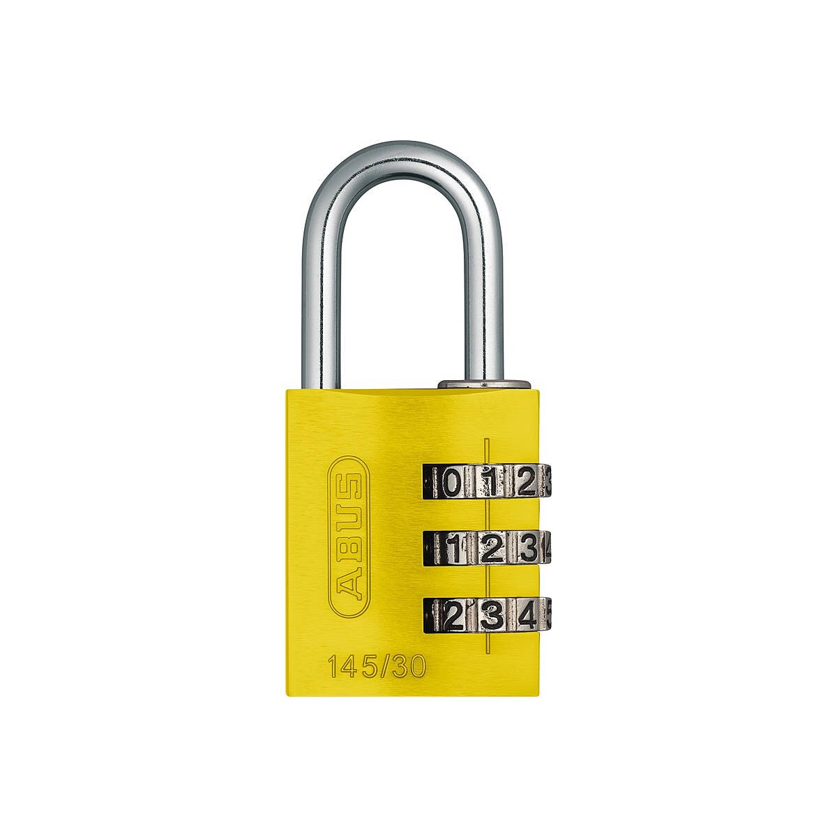 ABUS Aluminium Zahlenschloss 145/30 gelb
