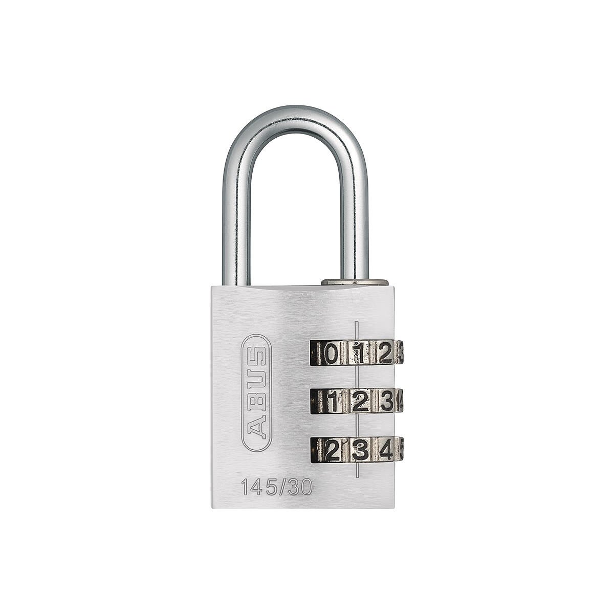 ABUS Aluminium Zahlenschloss 145/30 silber