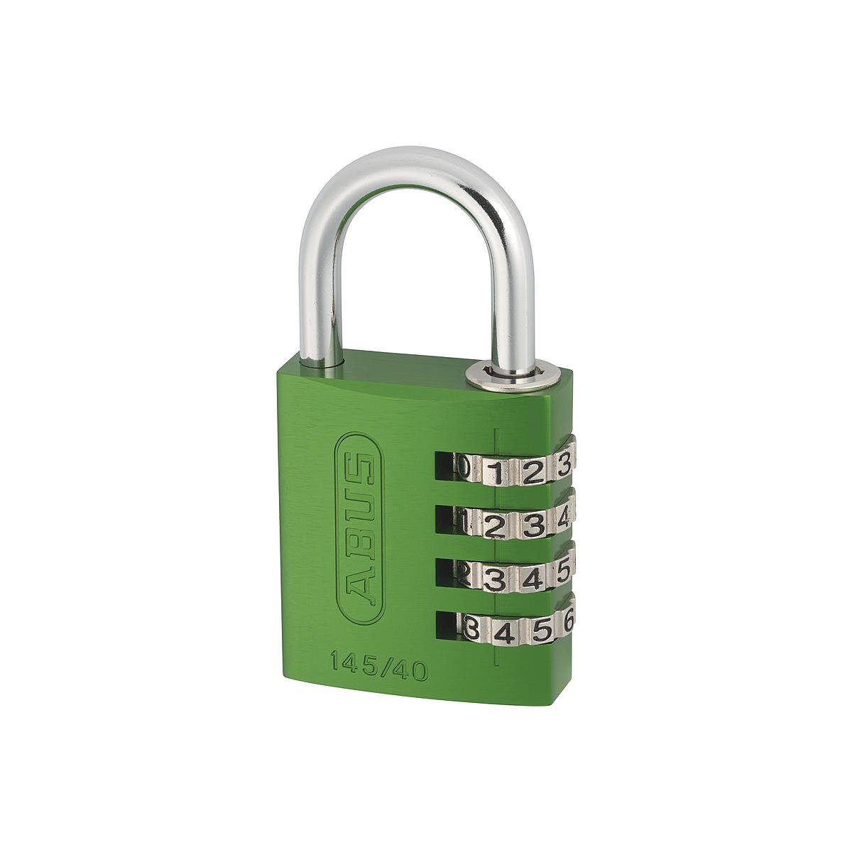ABUS Aluminium Zahlenschloss 145/40 grün