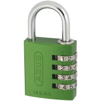 ABUS Aluminium Zahlenschloss 145/40 grün