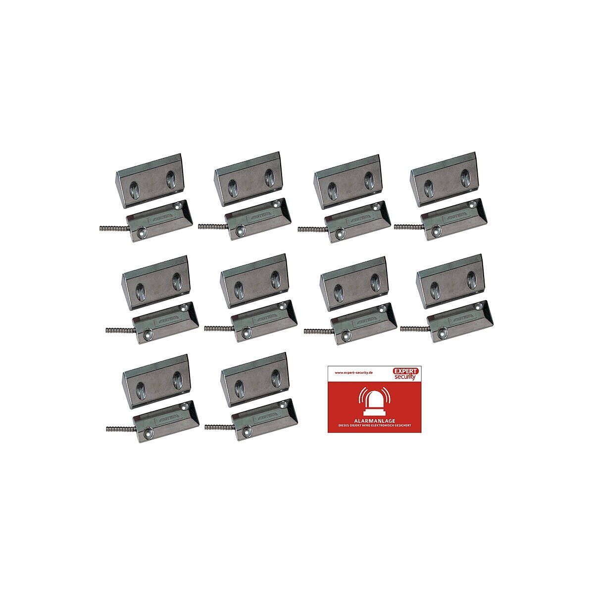 10er Set Aritech DC108R4.7 Rolltorkontakt mit 4K7