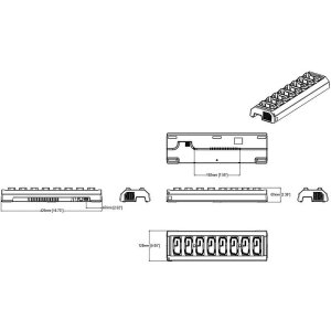 AXIS W701 MKII Dockingstation, 8-bay