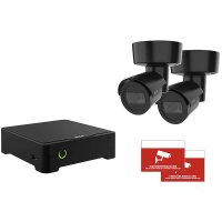 AXIS Set 2x M2035-LE + Rekorder 4TB, schwarz