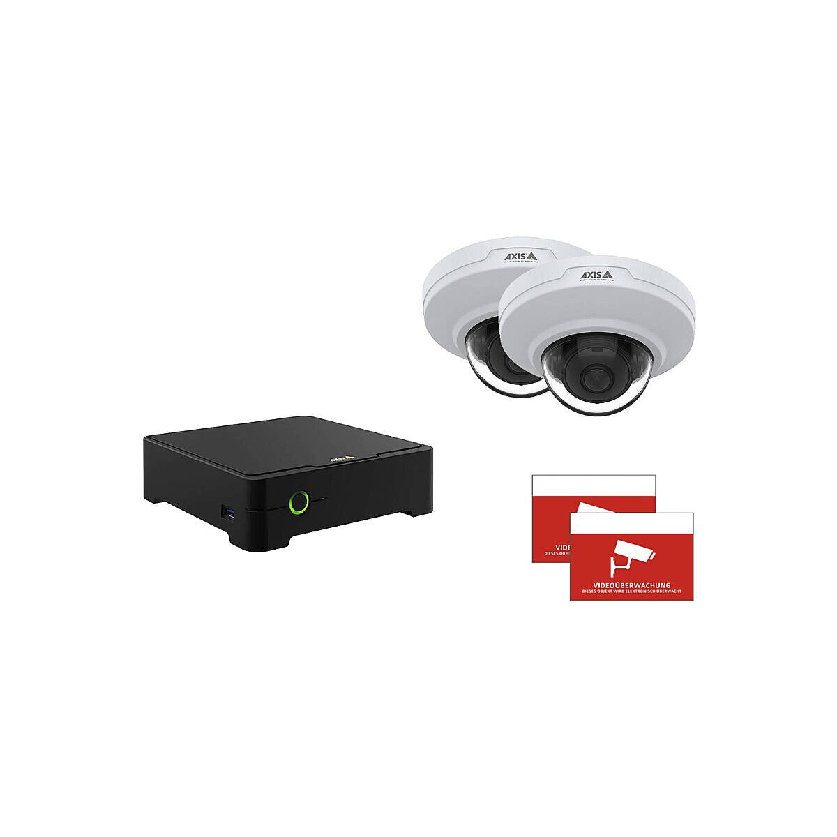 AXIS Set 2x M3085-V + Rekorder 4TB
