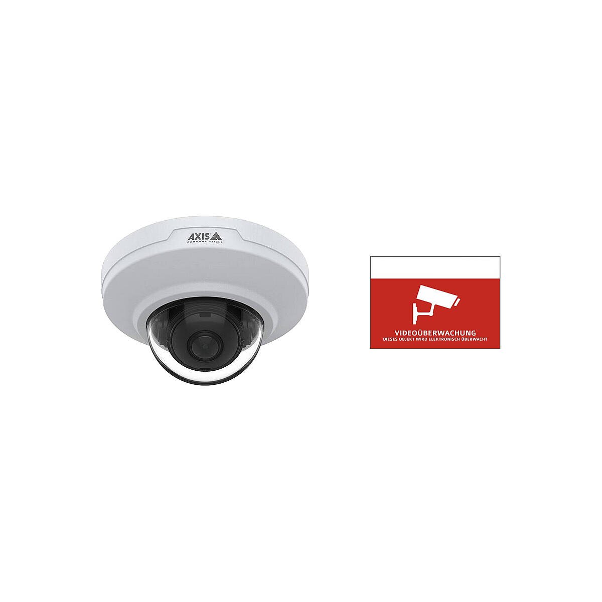 AXIS Set 1x M3085-V + 1x Videoaufkleber box
