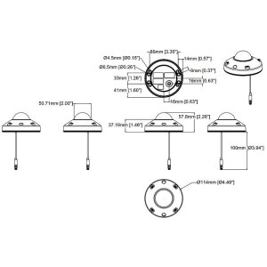 AXIS F4105-SLRE Mini Dome Sensor 1080p IP69