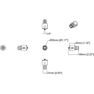 AXIS F2115-R Sensor Objektiv Einheit 1080p, 8 Stk